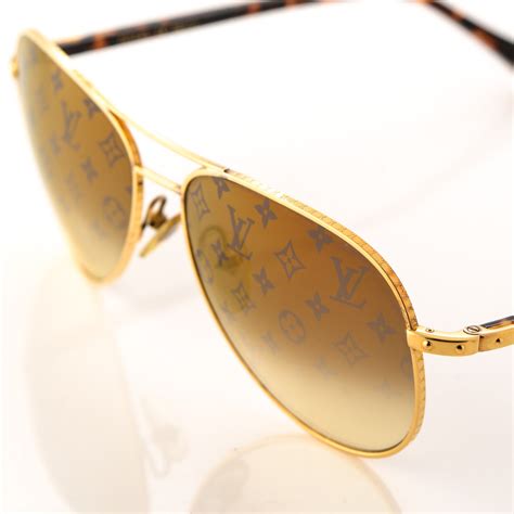 louis vuitton white and gold sunglasses|louis vuitton sunglasses women's.